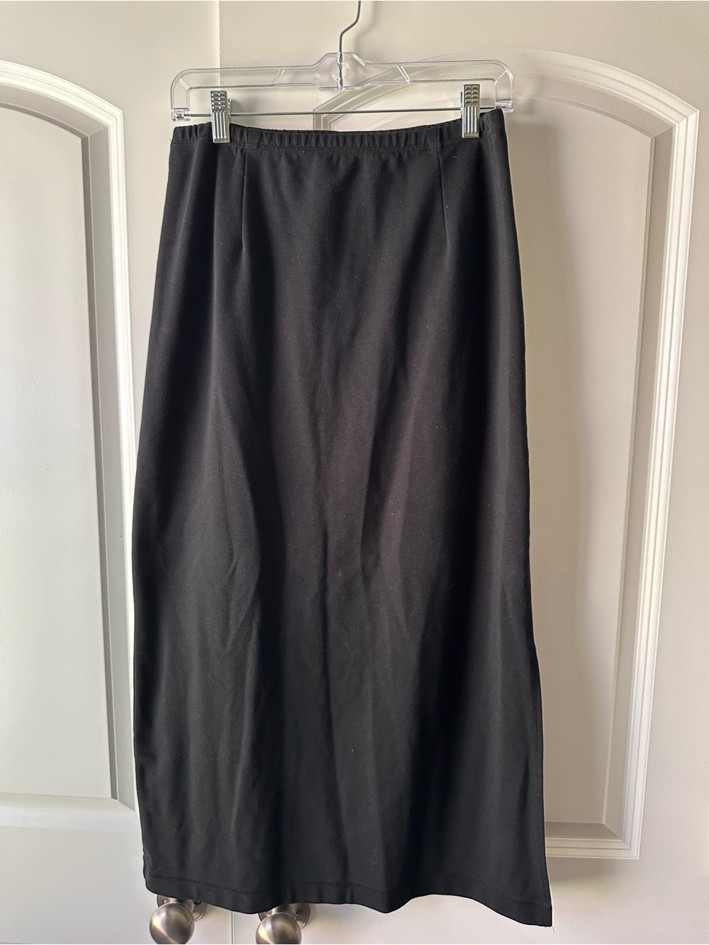 Van Heusen Black Maxi Skirt with Elastic Waistband